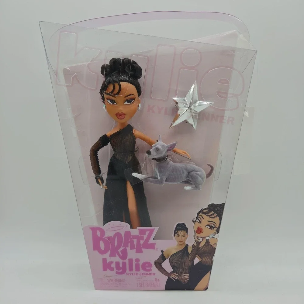 Bratz x Kylie Jenner Night Fashion Doll w Evening Gown, Pet Dog MGA New in Box